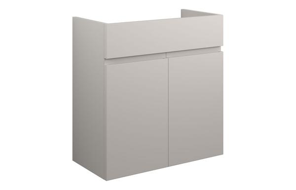 Clarence 600mm Standard Basin Unit - Matt Dove Grey (Grey Cab)